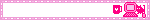 Banner with white background, pink text, pink and white flashing border. Pink computer graphic on right, with a pink cat sitting on the mouse. Pink cup of coffee with a heart on it sits to the left of computer.